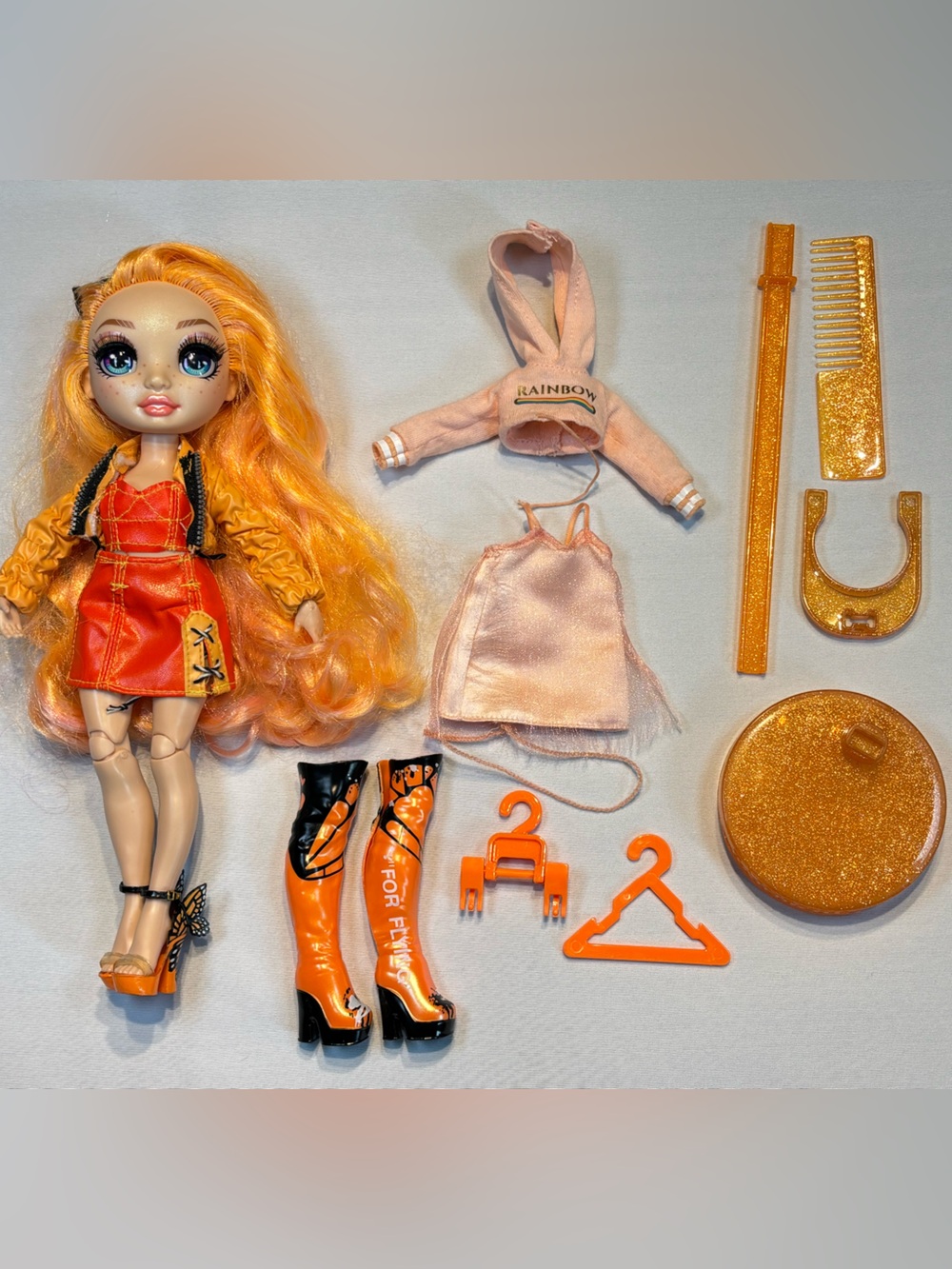 Rainbow High Series 1 Poppy Rowan Doll + Accessories TLC